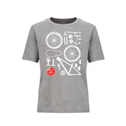 Flip Bike - Youth Shirt (Heather Grey)