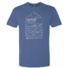 DuPont State Forest - Men's Shirt (Heather Cool Blue)